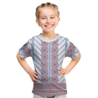 Traditional Romanian Costume Kid T Shirt National Folk Patterns - Wonder Print Shop
