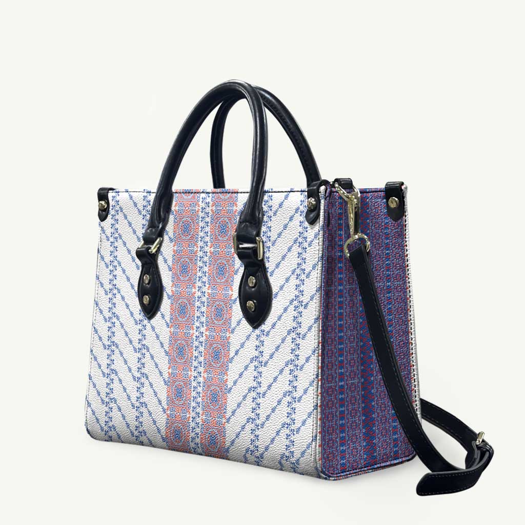 Traditional Romanian Costume Leather Bag National Folk Patterns - Wonder Print Shop