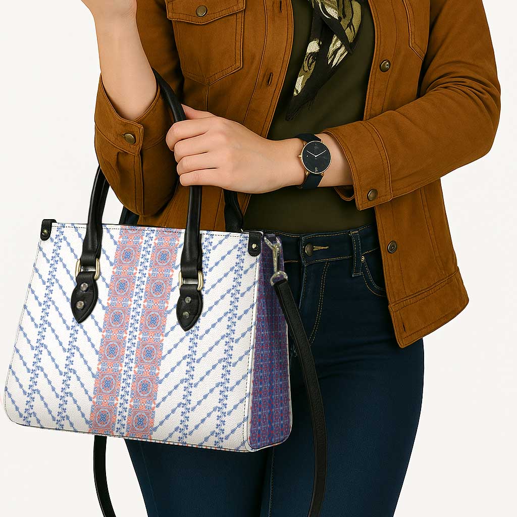 Traditional Romanian Costume Leather Bag National Folk Patterns - Wonder Print Shop
