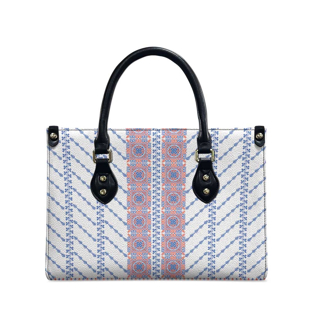 Traditional Romanian Costume Leather Bag National Folk Patterns - Wonder Print Shop