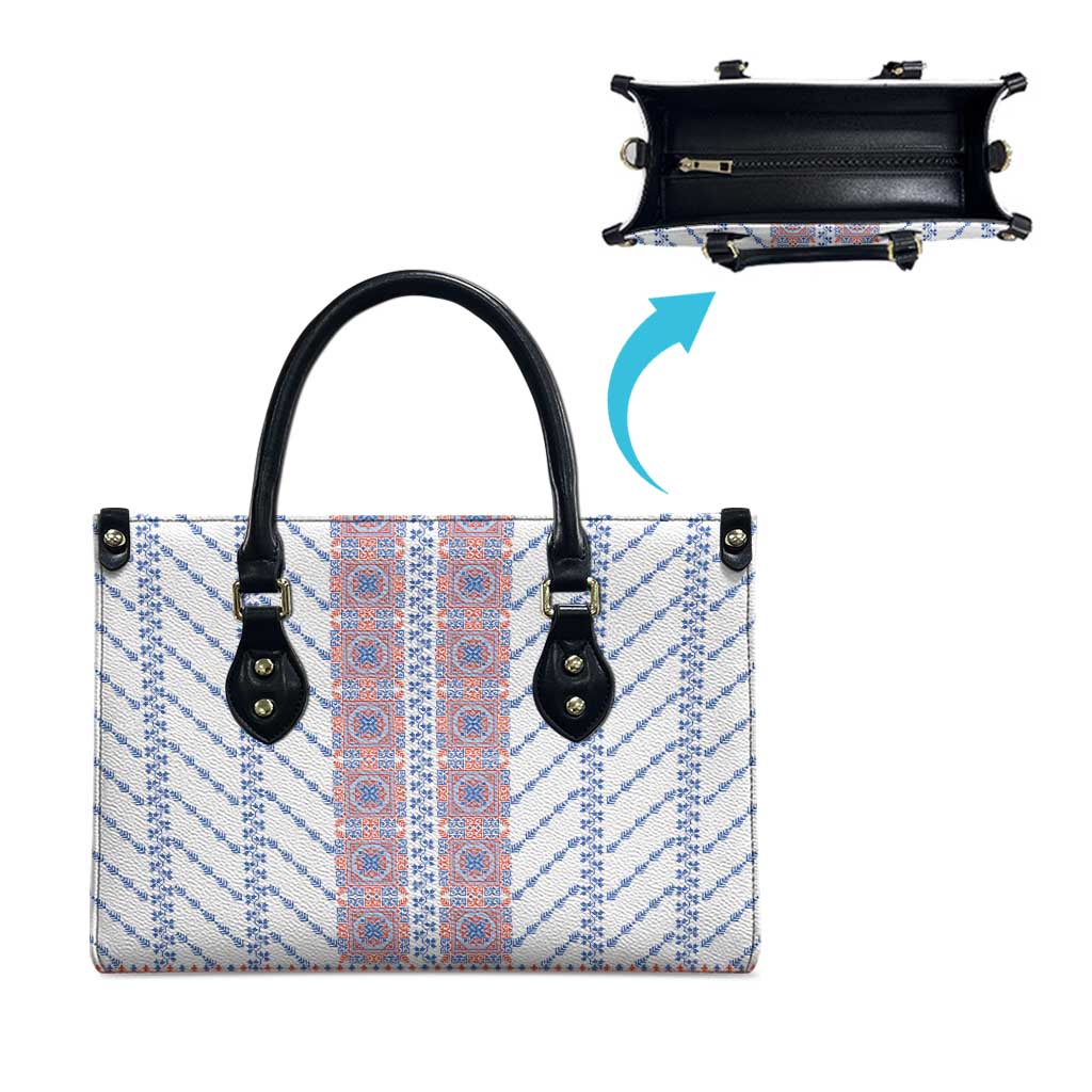 Traditional Romanian Costume Leather Bag National Folk Patterns - Wonder Print Shop