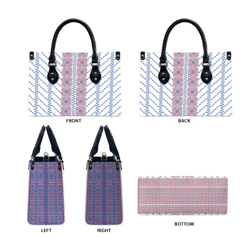 Traditional Romanian Costume Leather Bag National Folk Patterns - Wonder Print Shop