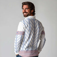 Traditional Romanian Costume Long Sleeve Polo Shirt National Folk Patterns - Wonder Print Shop