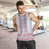 Traditional Romanian Costume Men Tank Top National Folk Patterns - Wonder Print Shop