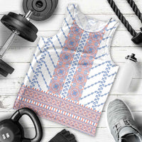 Traditional Romanian Costume Men Tank Top National Folk Patterns - Wonder Print Shop