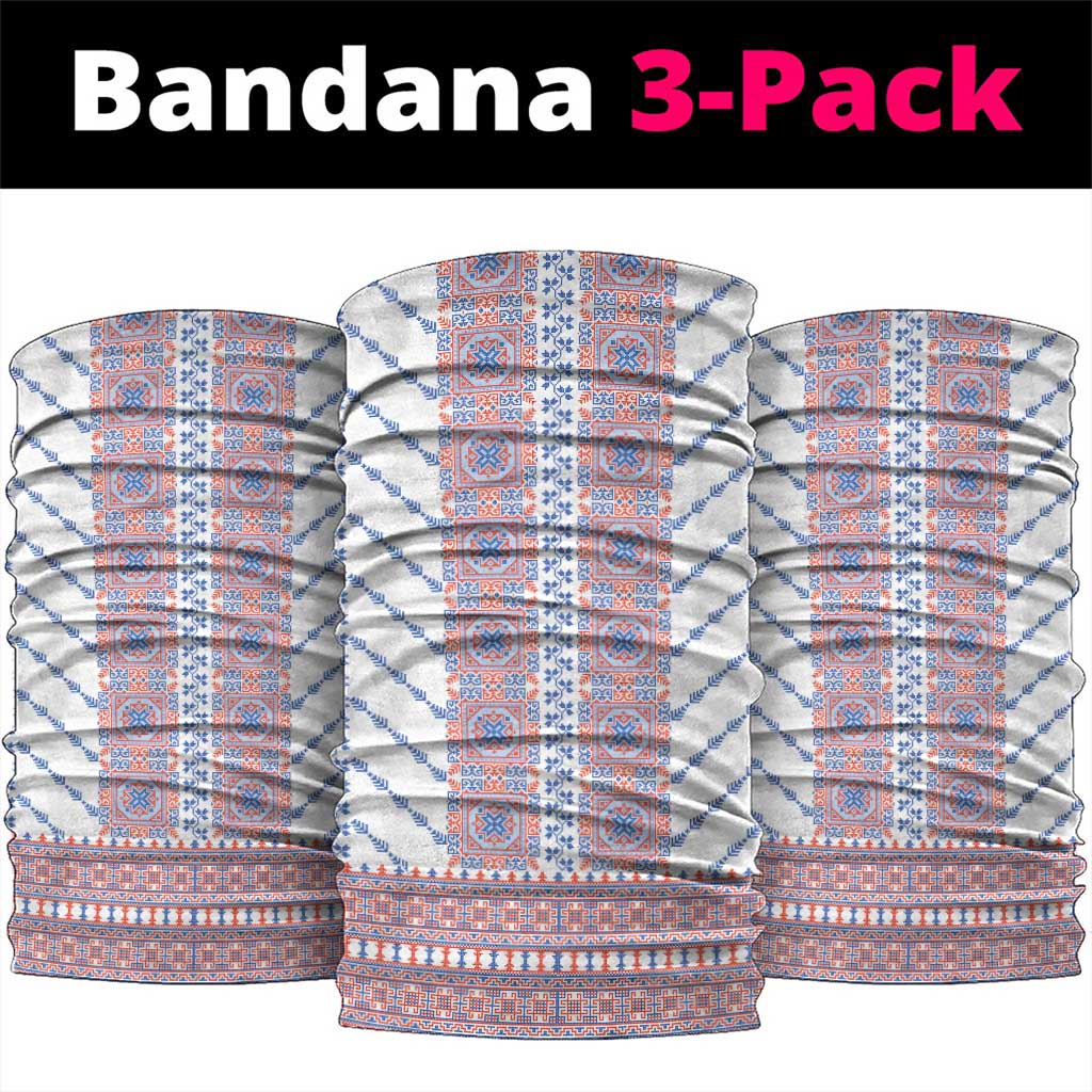 Traditional Romanian Costume Neck Gaiter National Folk Patterns - Wonder Print Shop