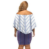 Traditional Romanian Costume Off Shoulder Short Dress National Folk Patterns - Wonder Print Shop