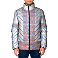 Traditional Romanian Costume Padded Jacket National Folk Patterns - Wonder Print Shop