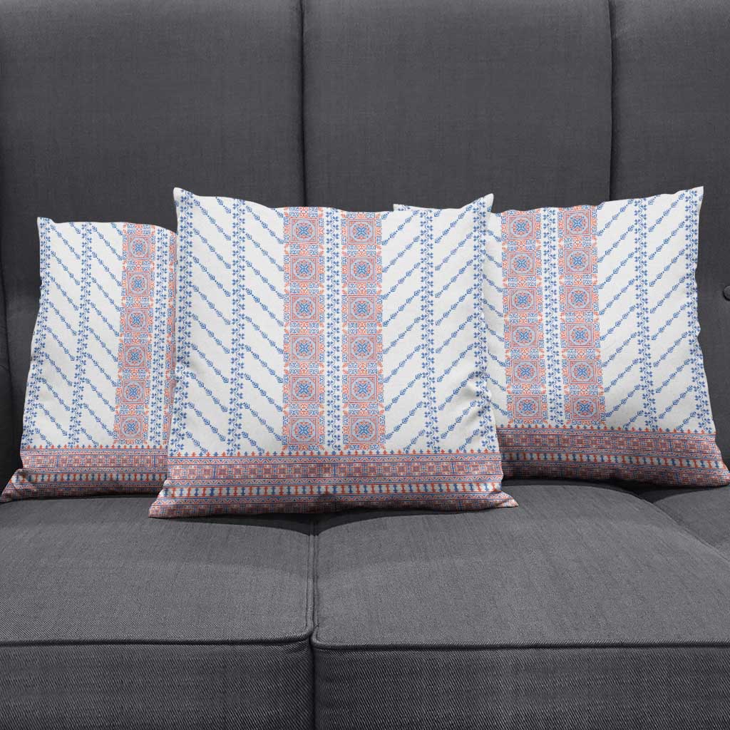 Traditional Romanian Costume Pillow Cover National Folk Patterns - Wonder Print Shop