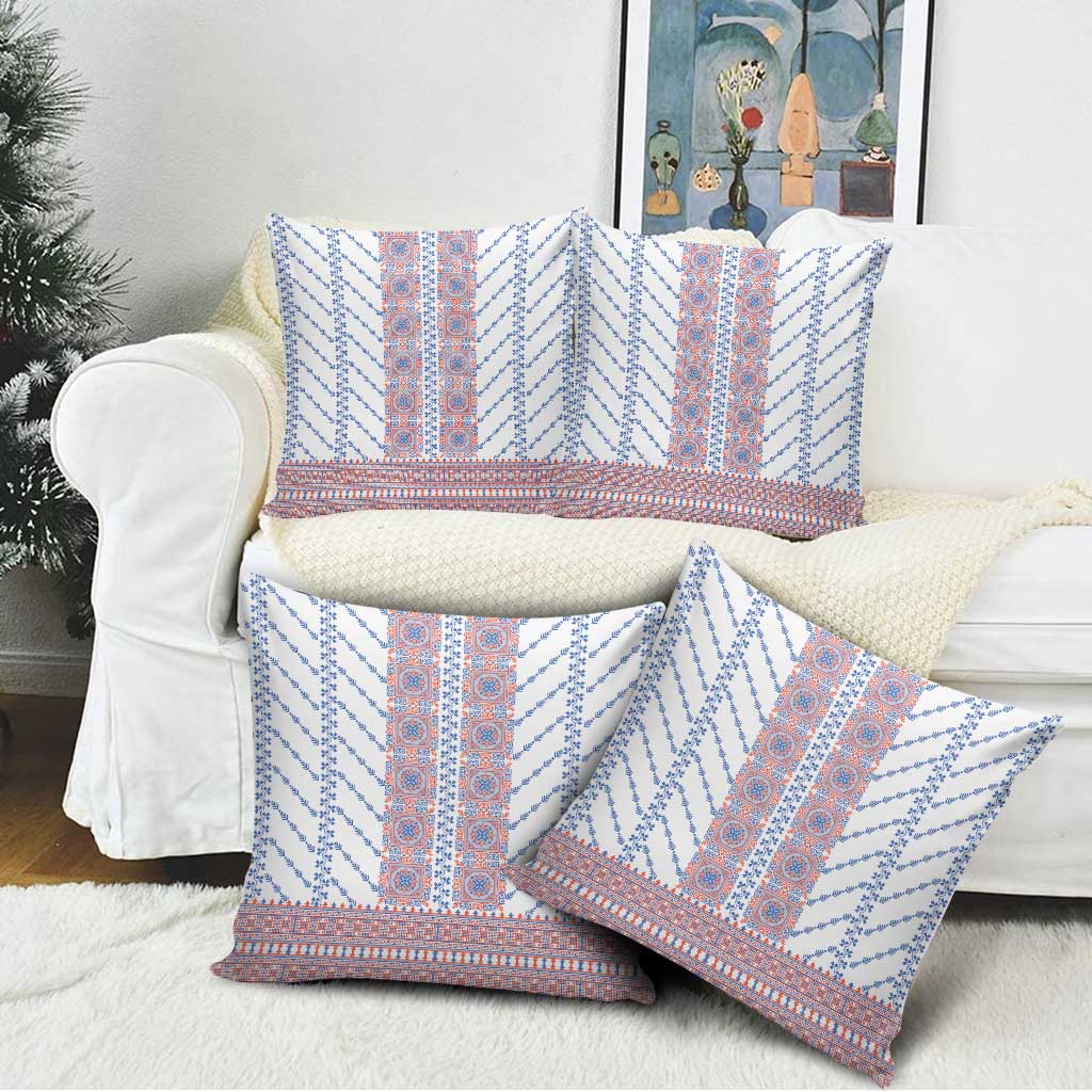 Traditional Romanian Costume Pillow Cover National Folk Patterns - Wonder Print Shop