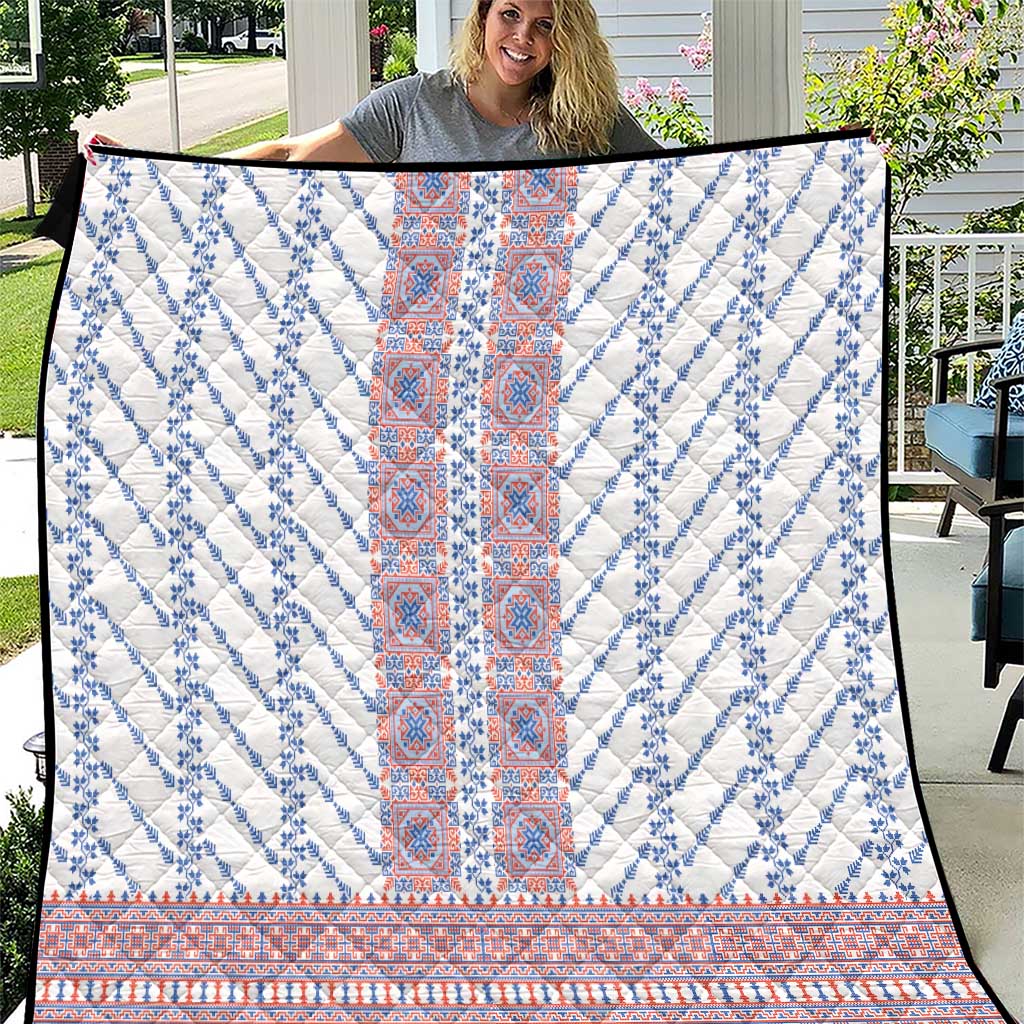 Traditional Romanian Costume Quilt National Folk Patterns - Wonder Print Shop