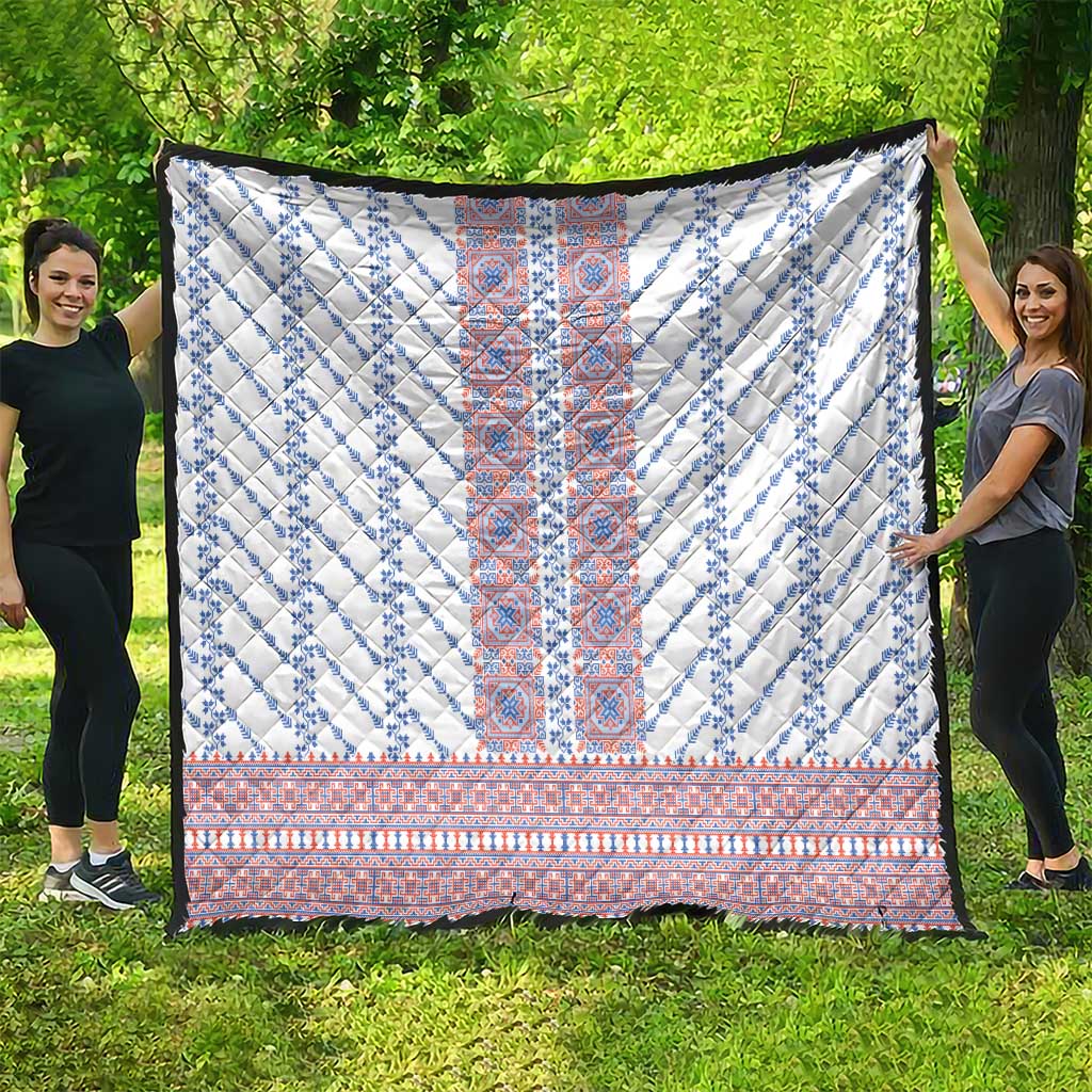 Traditional Romanian Costume Quilt National Folk Patterns - Wonder Print Shop