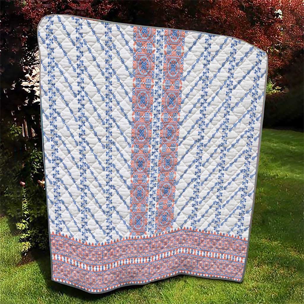 Traditional Romanian Costume Quilt National Folk Patterns - Wonder Print Shop