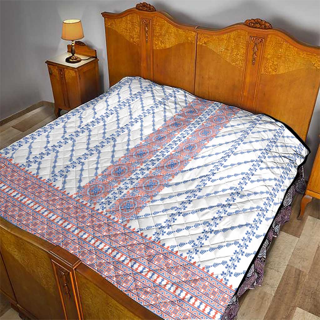 Traditional Romanian Costume Quilt National Folk Patterns - Wonder Print Shop