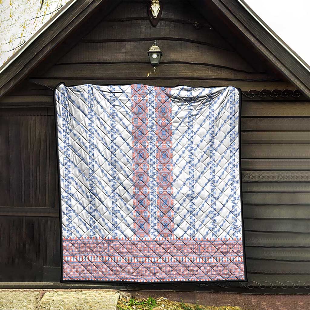 Traditional Romanian Costume Quilt National Folk Patterns - Wonder Print Shop