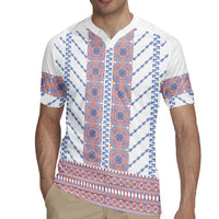 Traditional Romanian Costume Rugby Jersey National Folk Patterns - Wonder Print Shop