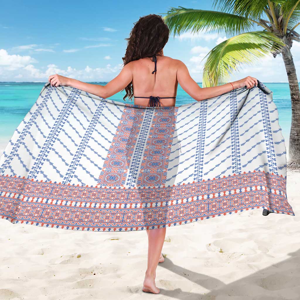 Traditional Romanian Costume Sarong National Folk Patterns - Wonder Print Shop
