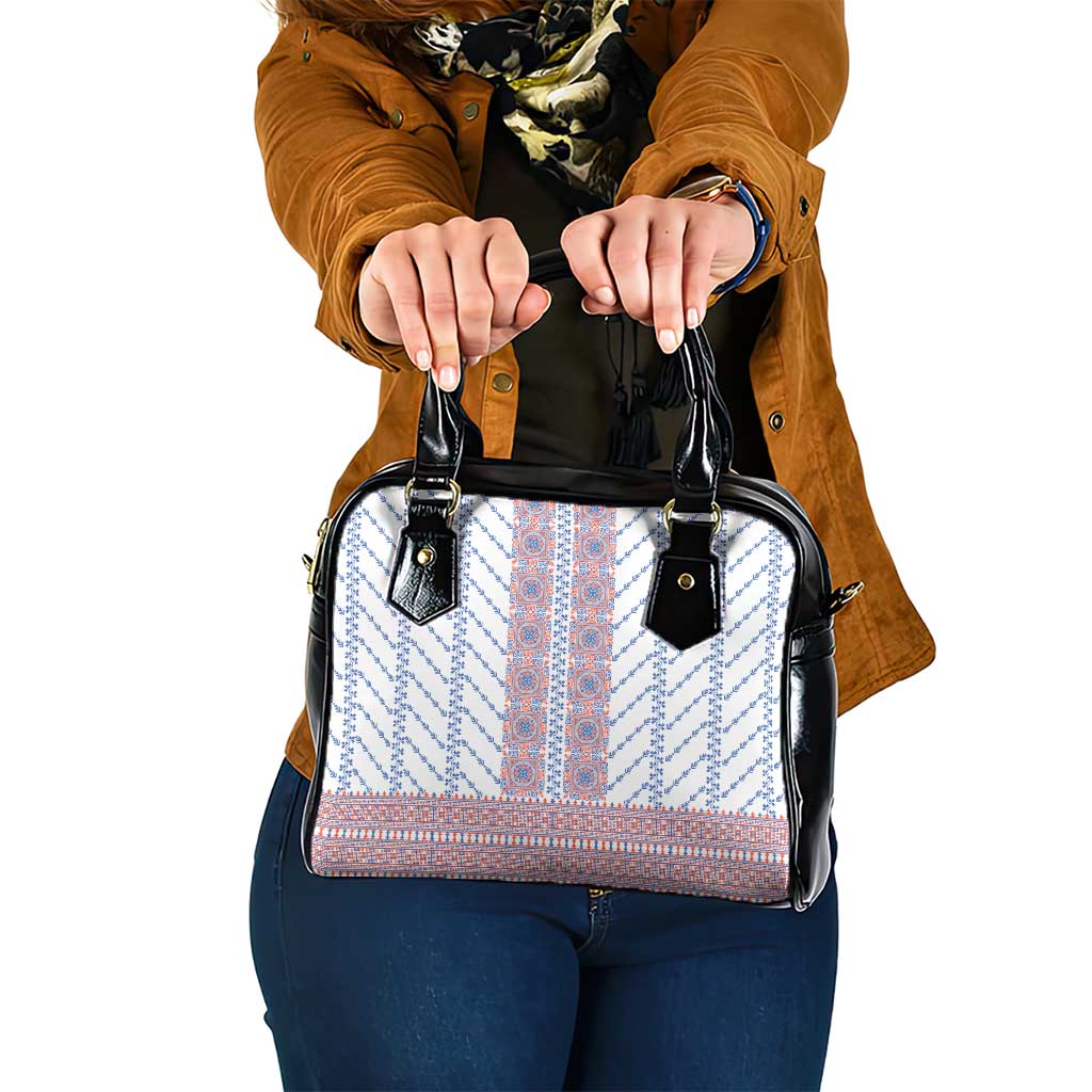 Traditional Romanian Costume Shoulder Handbag National Folk Patterns - Wonder Print Shop