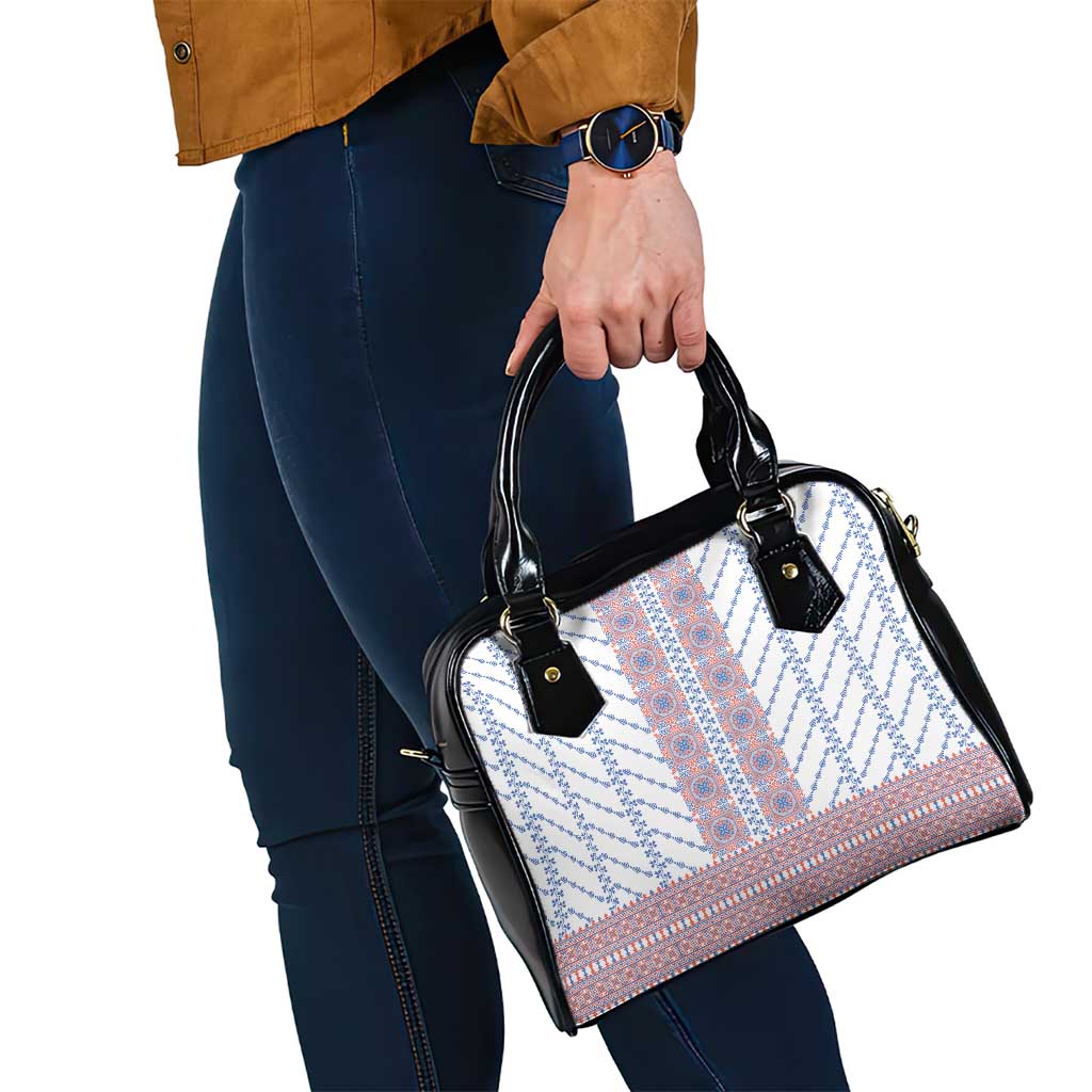 Traditional Romanian Costume Shoulder Handbag National Folk Patterns - Wonder Print Shop