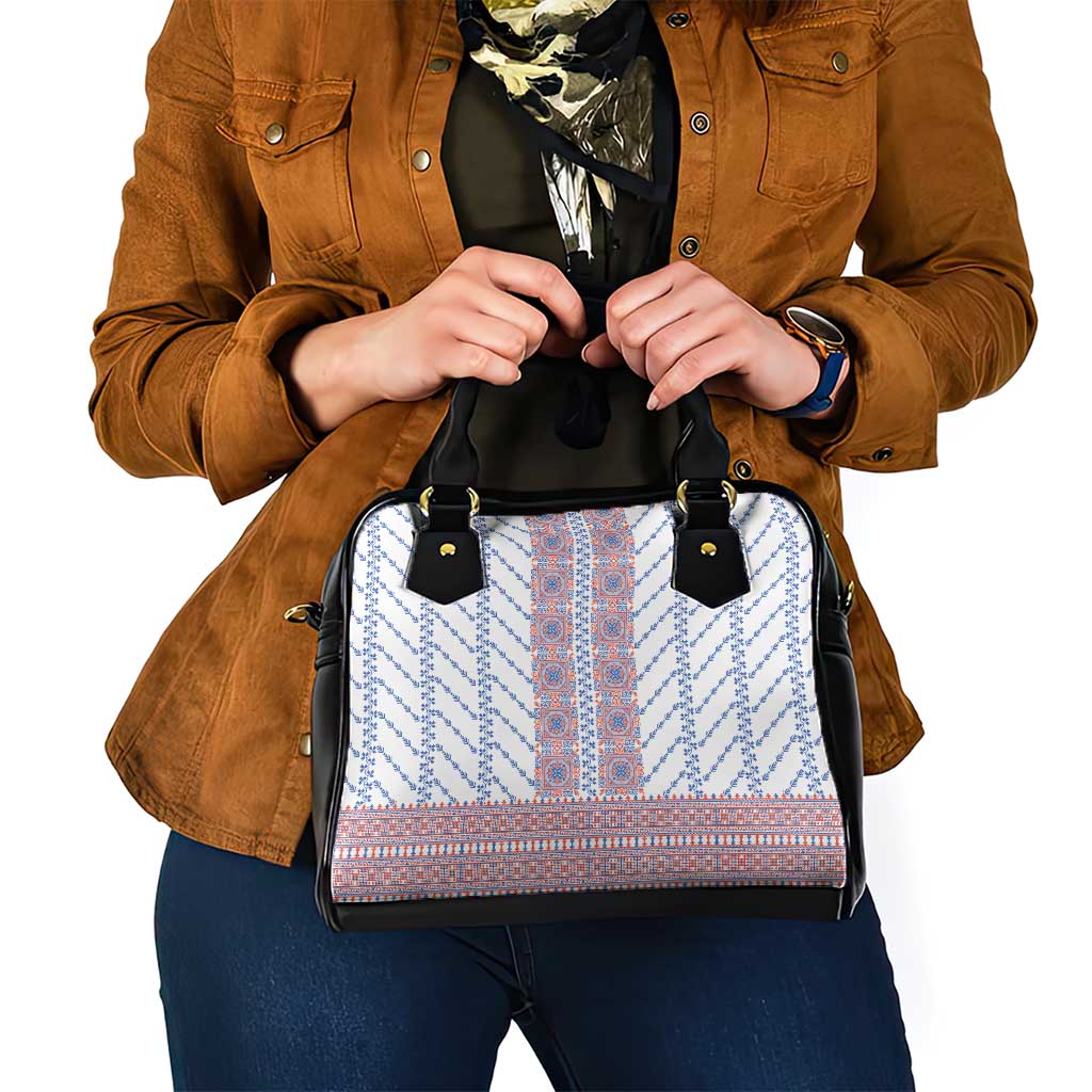 Traditional Romanian Costume Shoulder Handbag National Folk Patterns - Wonder Print Shop