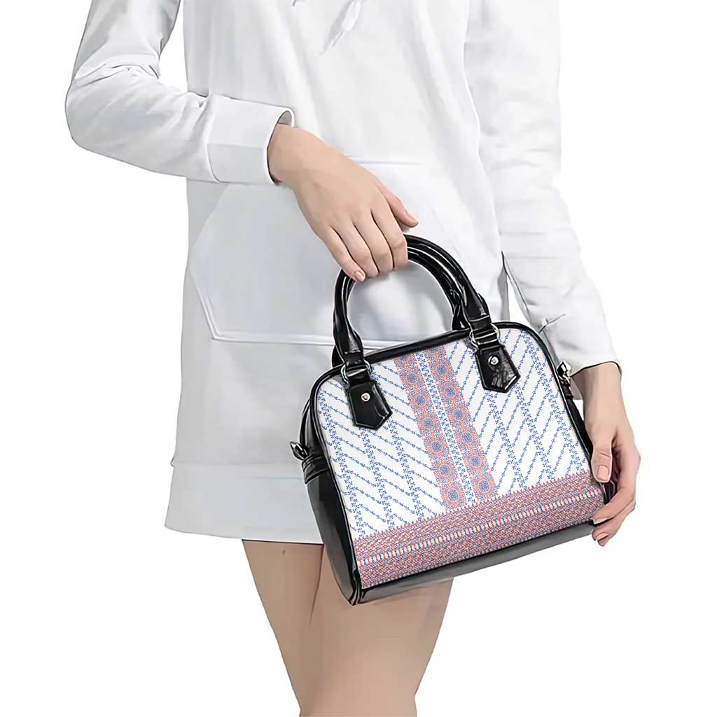 Traditional Romanian Costume Shoulder Handbag National Folk Patterns - Wonder Print Shop
