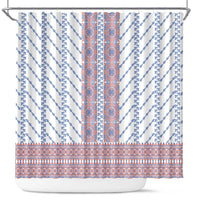 Traditional Romanian Costume Shower Curtain National Folk Patterns - Wonder Print Shop