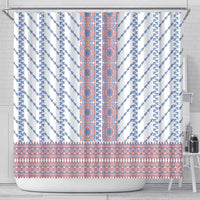 Traditional Romanian Costume Shower Curtain National Folk Patterns - Wonder Print Shop