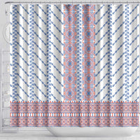 Traditional Romanian Costume Shower Curtain National Folk Patterns - Wonder Print Shop