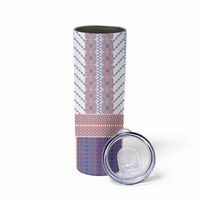 Traditional Romanian Costume Skinny Tumbler National Folk Patterns - Wonder Print Shop