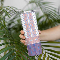 Traditional Romanian Costume Skinny Tumbler National Folk Patterns - Wonder Print Shop