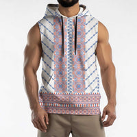 Traditional Romanian Costume Sleeveless Hoodie National Folk Patterns - Wonder Print Shop