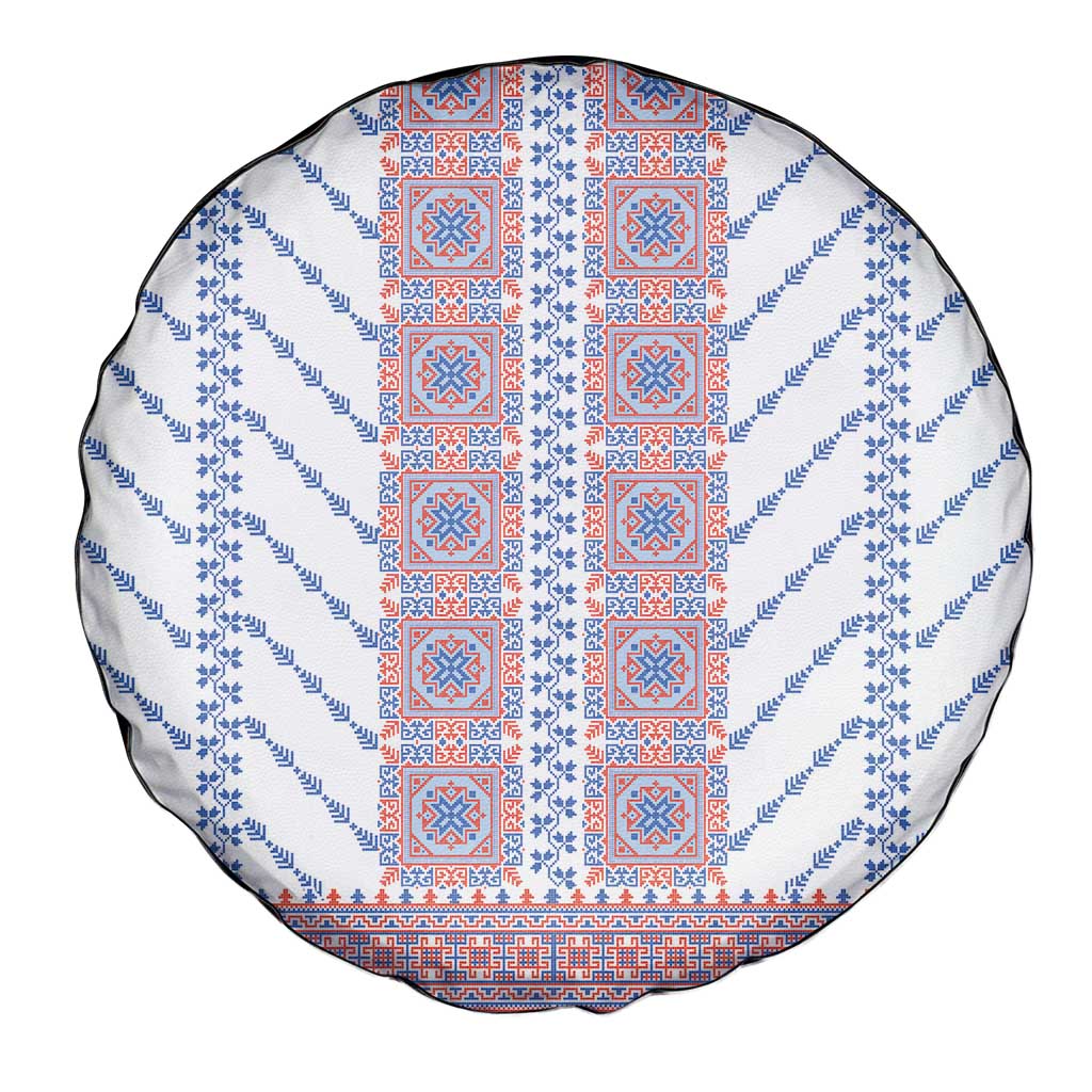 Traditional Romanian Costume Spare Tire Cover National Folk Patterns - Wonder Print Shop