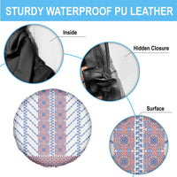 Traditional Romanian Costume Spare Tire Cover National Folk Patterns - Wonder Print Shop
