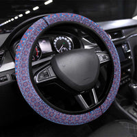 Traditional Romanian Costume Steering Wheel Cover National Folk Patterns - Wonder Print Shop