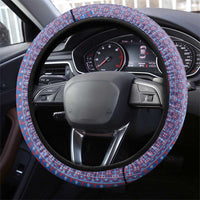 Traditional Romanian Costume Steering Wheel Cover National Folk Patterns - Wonder Print Shop