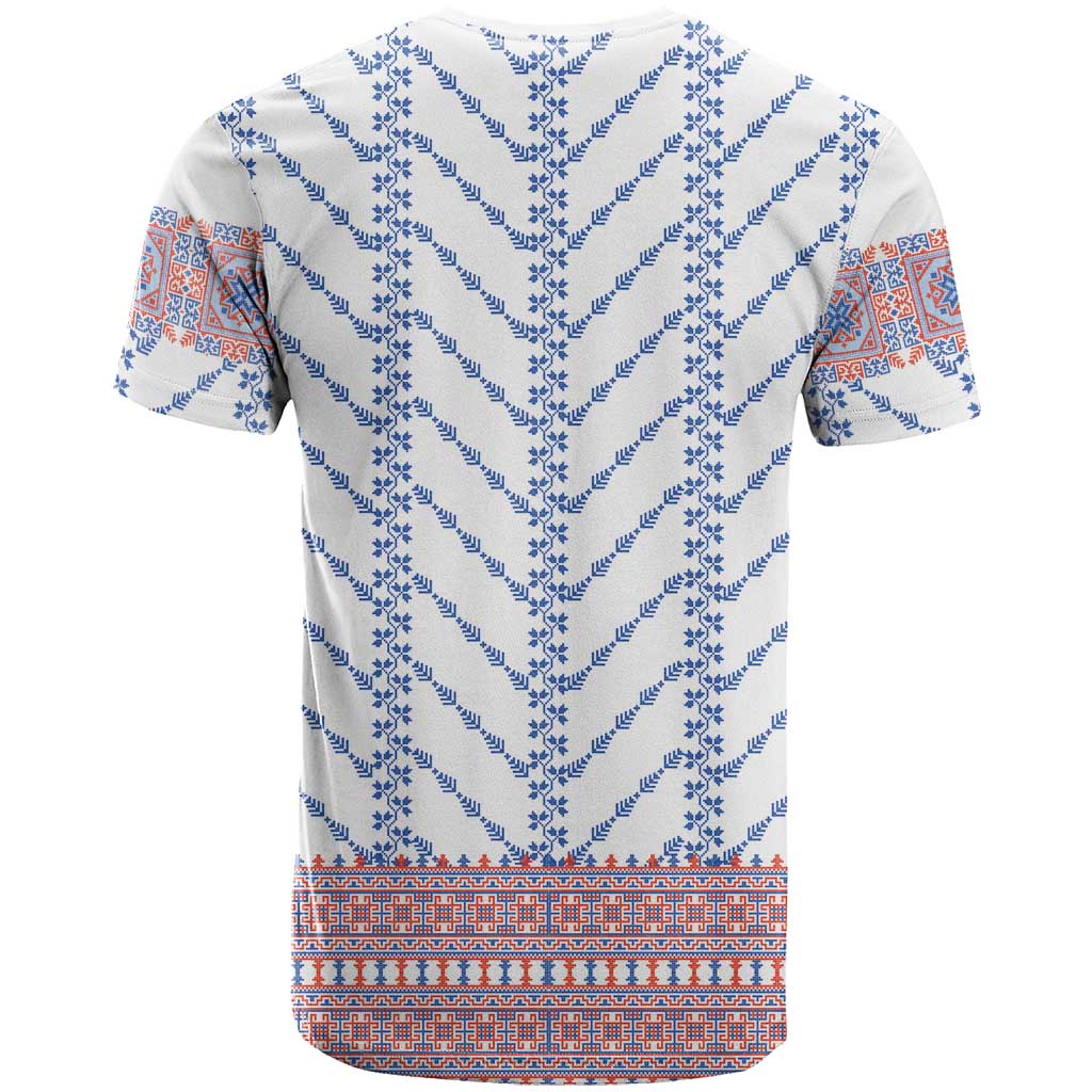 Traditional Romanian Costume T Shirt National Folk Patterns - Wonder Print Shop