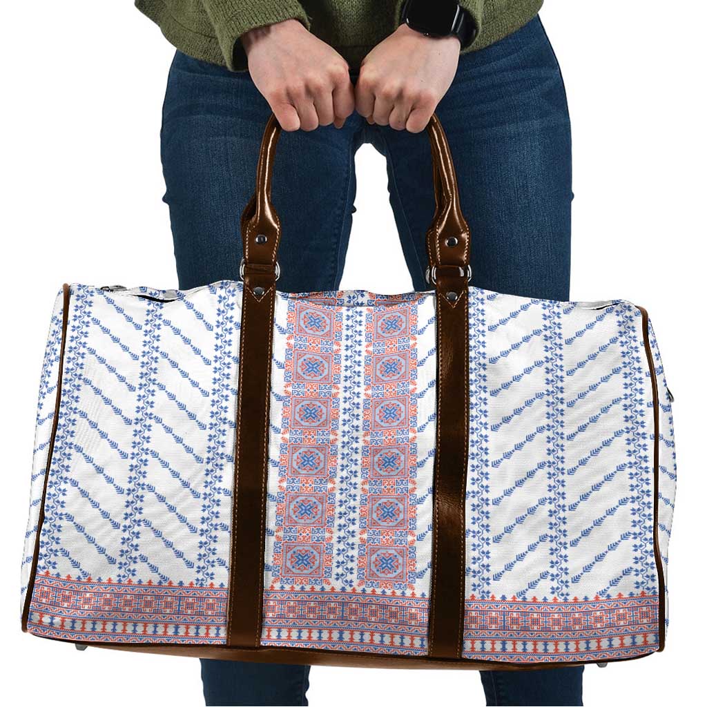 Traditional Romanian Costume Travel Bag National Folk Patterns - Wonder Print Shop