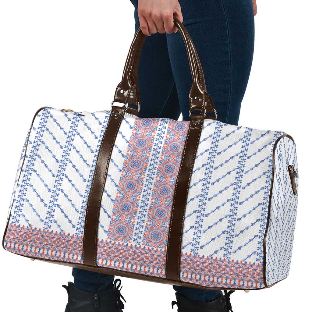 Traditional Romanian Costume Travel Bag National Folk Patterns - Wonder Print Shop