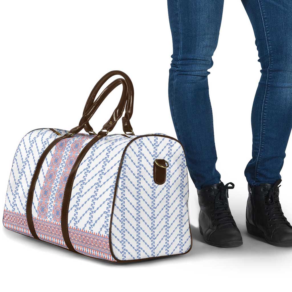 Traditional Romanian Costume Travel Bag National Folk Patterns - Wonder Print Shop
