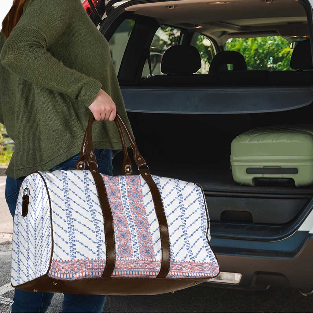 Traditional Romanian Costume Travel Bag National Folk Patterns - Wonder Print Shop