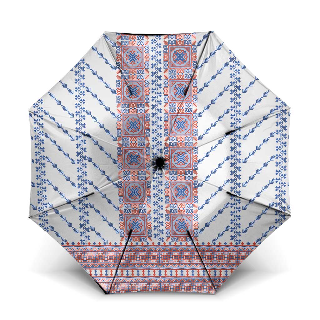 Traditional Romanian Costume Umbrella National Folk Patterns - Wonder Print Shop