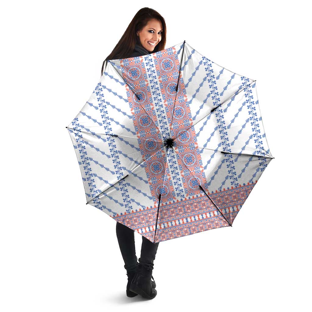 Traditional Romanian Costume Umbrella National Folk Patterns - Wonder Print Shop