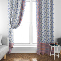 Traditional Romanian Costume Window Curtain National Folk Patterns - Wonder Print Shop