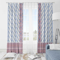 Traditional Romanian Costume Window Curtain National Folk Patterns - Wonder Print Shop