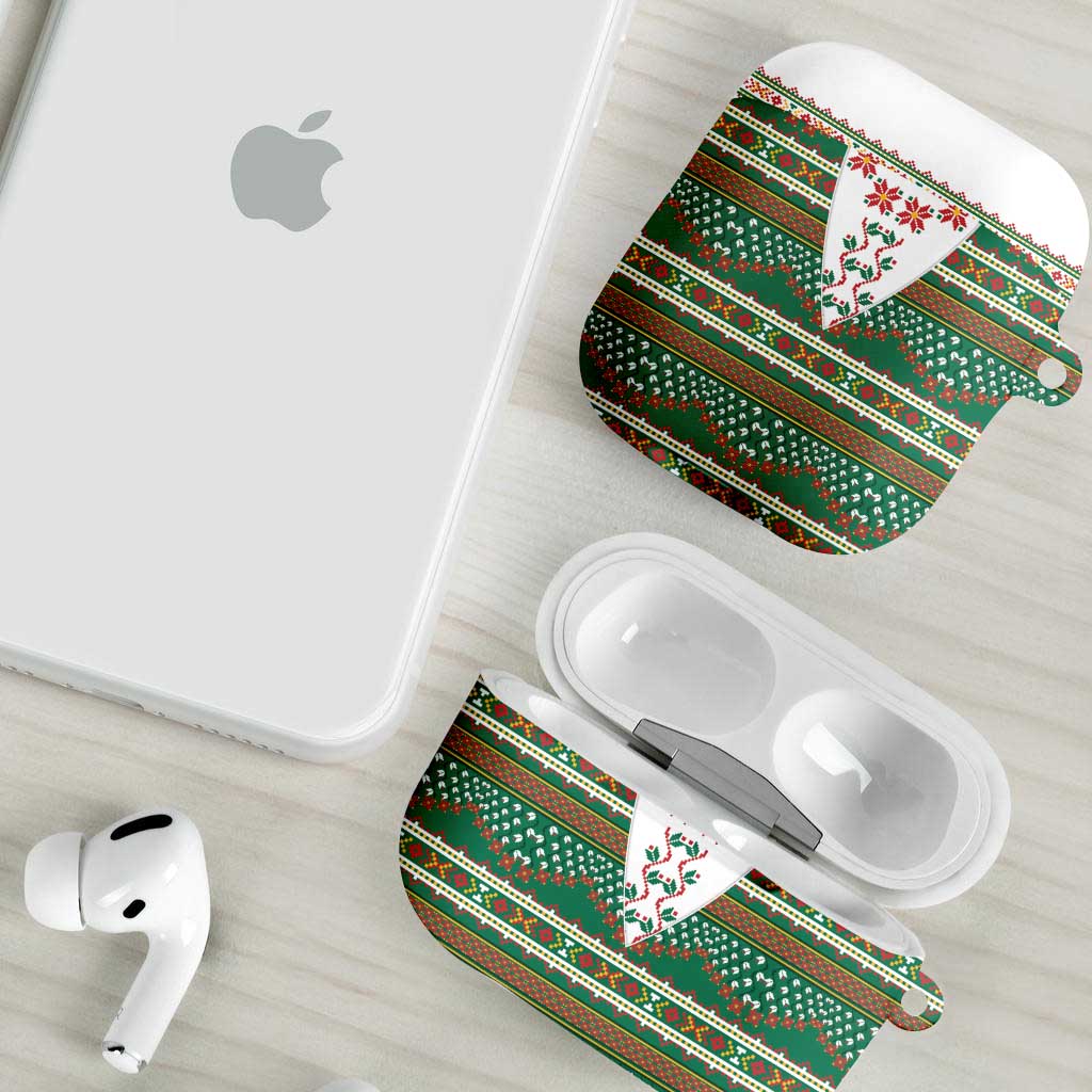 Lithuanian National Costume AirPods Case Traditional Folk Pattern - Wonder Print Shop