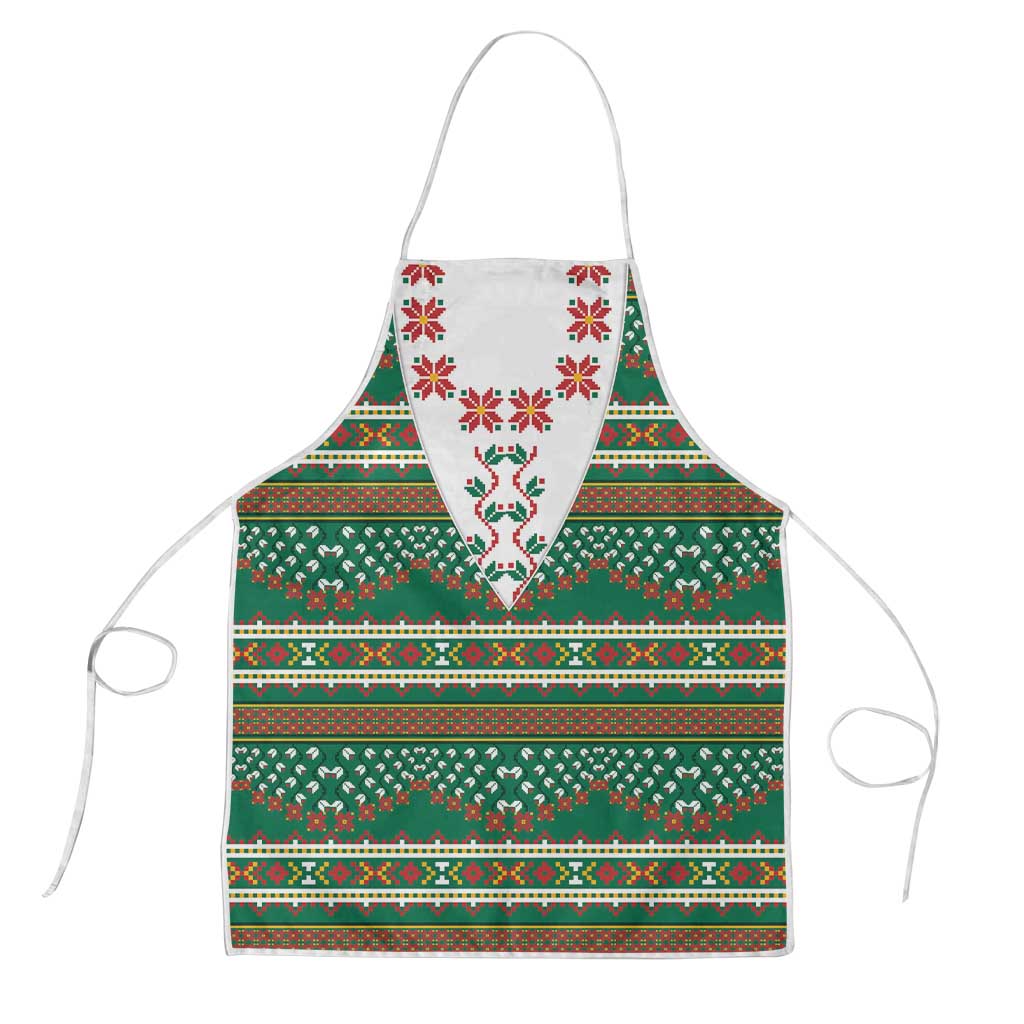 Lithuanian National Costume Apron Traditional Folk Pattern - Wonder Print Shop