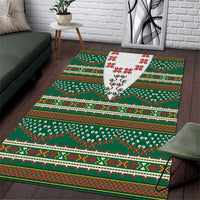 Lithuanian National Costume Area Rug Traditional Folk Pattern - Wonder Print Shop