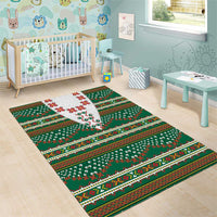 Lithuanian National Costume Area Rug Traditional Folk Pattern - Wonder Print Shop