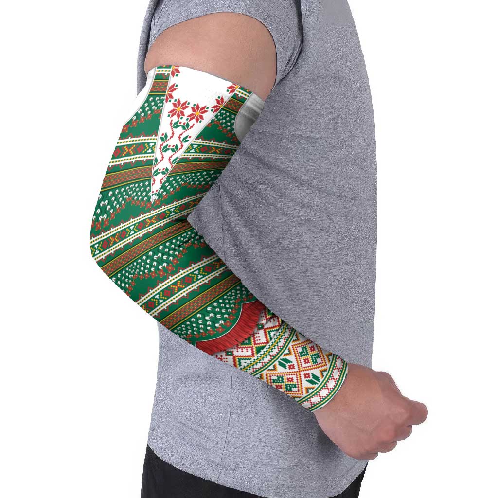Lithuanian National Costume Arm Sleeves Traditional Folk Pattern - Wonder Print Shop