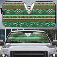 Lithuanian National Costume Auto Sun Shade Traditional Folk Pattern - Wonder Print Shop